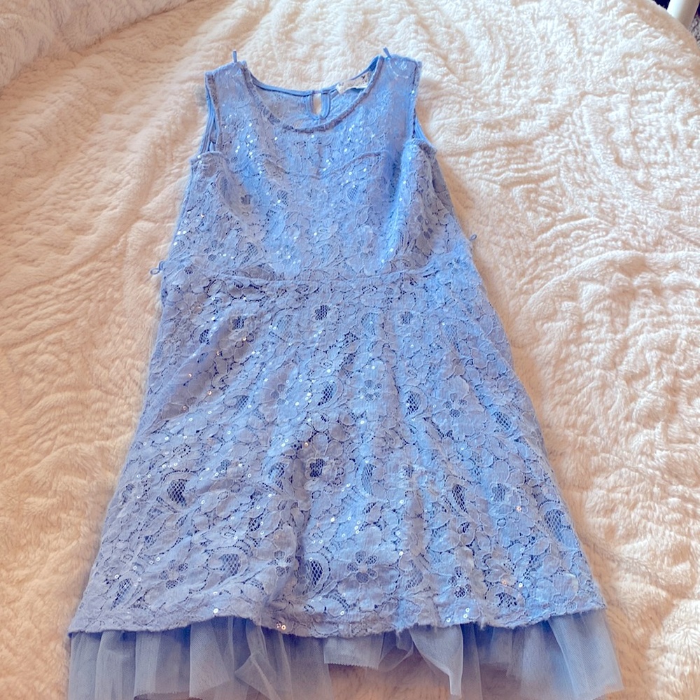 blue girls dress